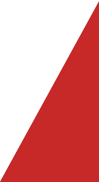 Black and red diagonal split design.